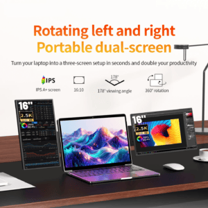 Portable Dual Laptop Monitor