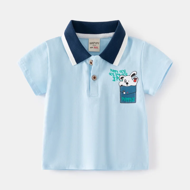 Formal Polo Shirts for Kids Polos Boy Toddler Clothes Party White Dinosaur Gentleman Shirt Summer Tops 2/4/6/7 Years 18 Formal Polo Shirts for Kids Polos Boy Toddler Clothes Party White Dinosaur Gentleman Shirt Summer Tops 2/4/6/7 Years - Image 16