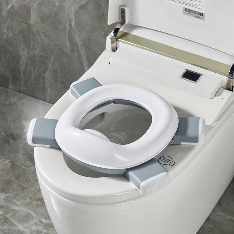 3 in 1 Travel Toilet Seat Foldable Blue Children Potty With Bags Baby Pot Portable Silicone Baby Potty Training Seat 16 3 in 1 Travel Toilet Seat Foldable Blue Children Potty With Bags Baby Pot Portable Silicone Baby Potty Training Seat - Image 3