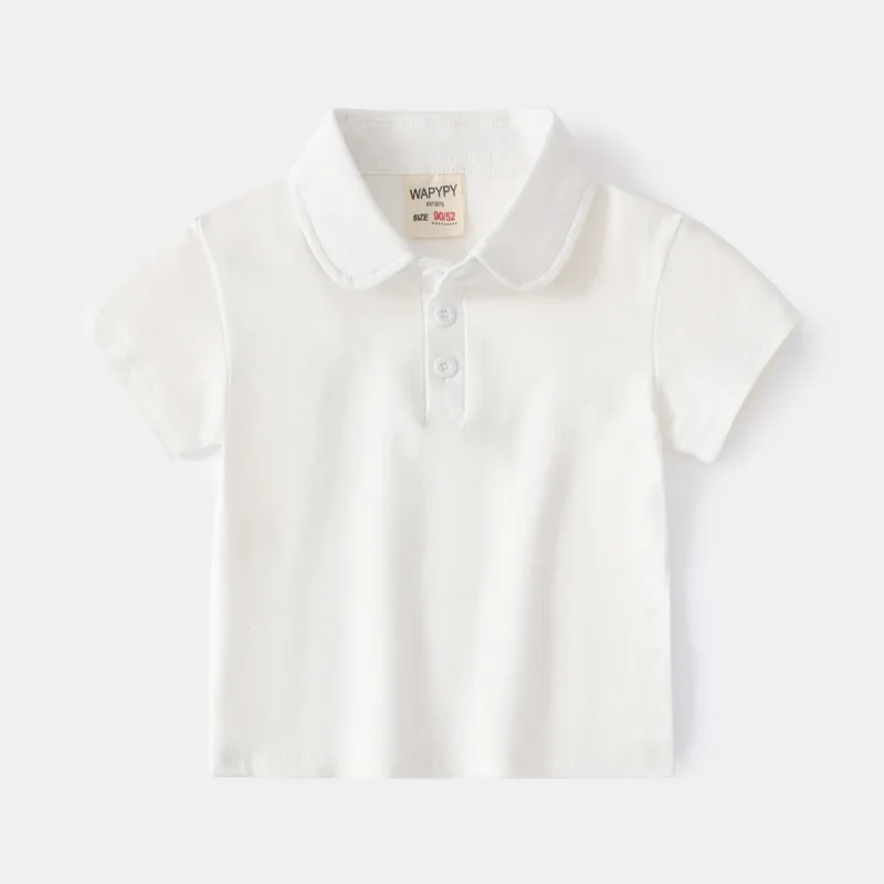 Formal Polo Shirts for Kids Polos Boy Toddler Clothes Party White Dinosaur Gentleman Shirt Summer Tops 2/4/6/7 Years 7 Formal Polo Shirts for Kids Polos Boy Toddler Clothes Party White Dinosaur Gentleman Shirt Summer Tops 2/4/6/7 Years - Image 5
