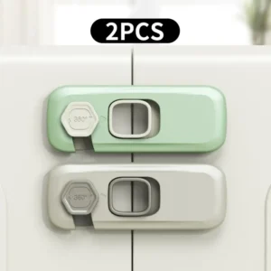 Child Safety Cabinet and Refrigerator Strap Lock (Anti-Pinch Drawer Lock)