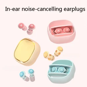 Premium 3-Layer Silicone Noise Reduction Earplugs for Sleeping