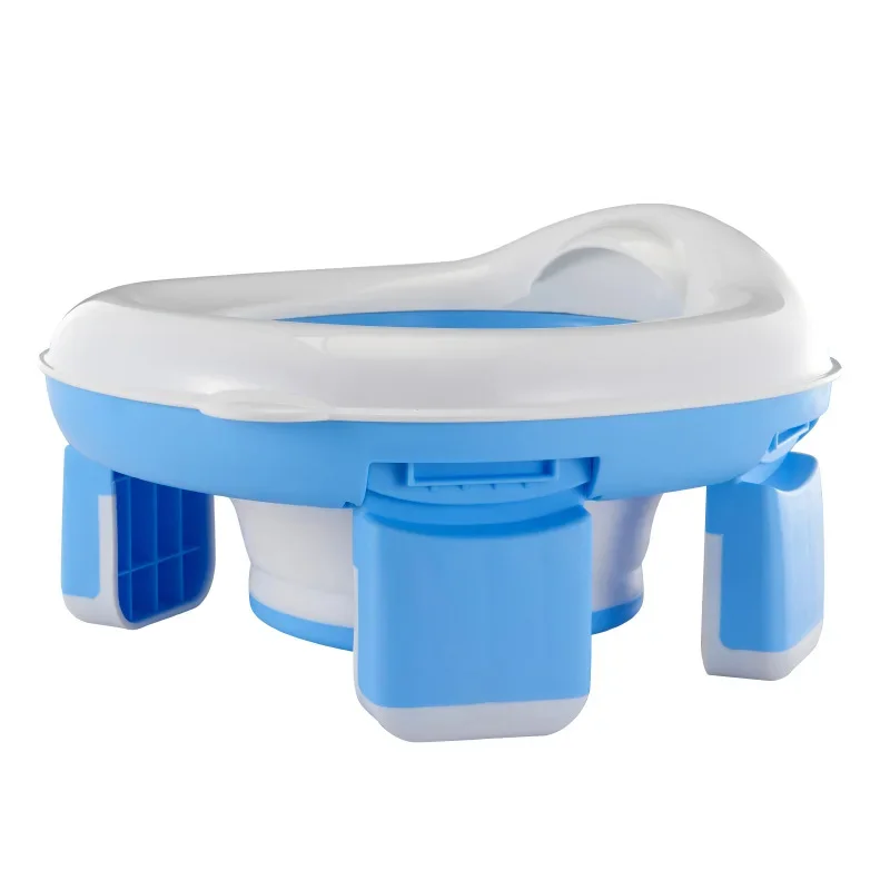 3 in 1 Travel Toilet Seat Foldable Blue Children Potty With Bags Baby Pot Portable Silicone Baby Potty Training Seat 20 3 in 1 Travel Toilet Seat Foldable Blue Children Potty With Bags Baby Pot Portable Silicone Baby Potty Training Seat - Image 7