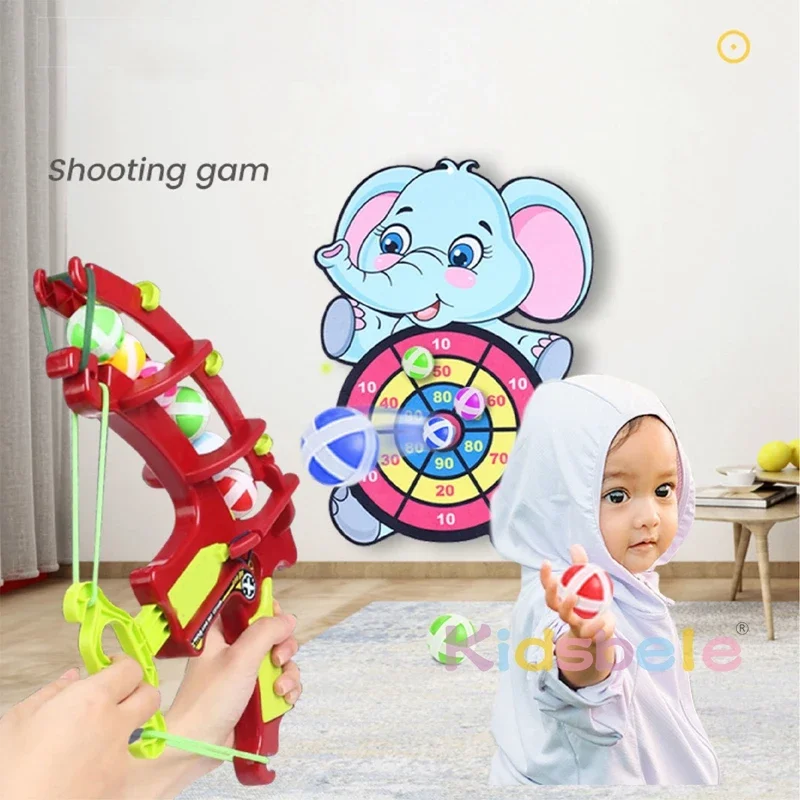 Montessori Throw Sport Slingshot Target Sticky Ball Dartboard Basketball Board Games Educational Children's outdoor Game toy 17 Montessori Throw Sport Slingshot Target Sticky Ball Dartboard Basketball Board Games Educational Children's outdoor Game toy - Image 3