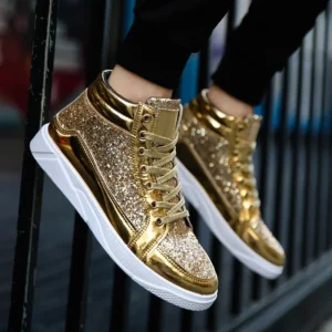 Mans Casual Shoes Non-slip Sports Outsole  Light High-top Men Fashion Boots Wear-resistant Male Sneakers 48
