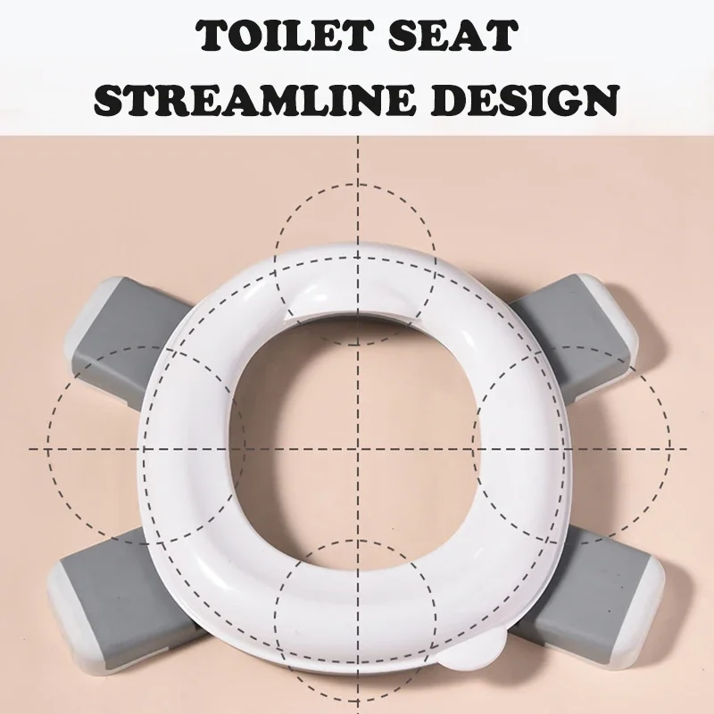 3 in 1 Travel Toilet Seat Foldable Blue Children Potty With Bags Baby Pot Portable Silicone Baby Potty Training Seat 18 3 in 1 Travel Toilet Seat Foldable Blue Children Potty With Bags Baby Pot Portable Silicone Baby Potty Training Seat - Image 5
