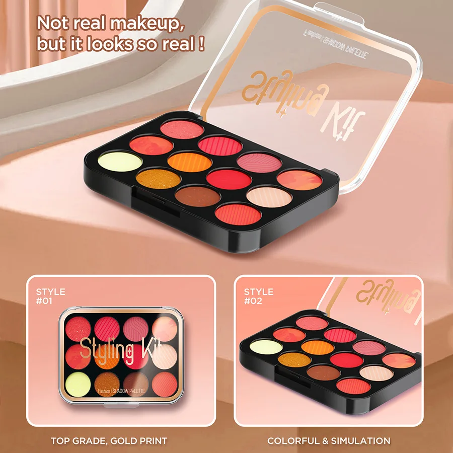 Pretend Fake Makeup Set for Toddler Girl Beauty Toy Simulation Not Real Cosmetics Eye Shadow Palette Lipstick Applicator Kid Toy 7 Pretend Fake Makeup Set for Toddler Girl Beauty Toy Simulation Not Real Cosmetics Eye Shadow Palette Lipstick Applicator Kid Toy - Image 4