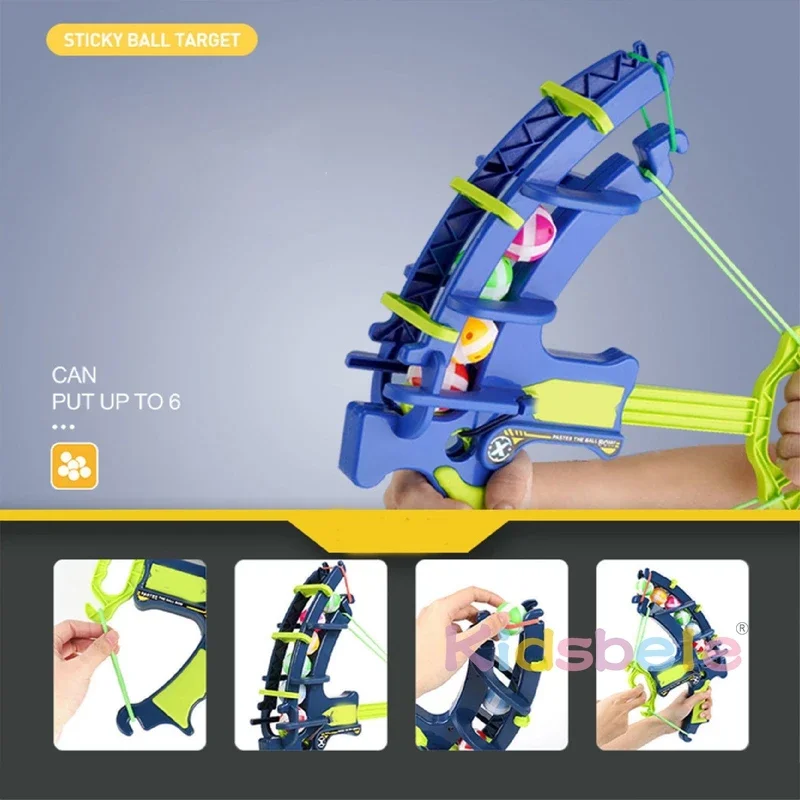 Montessori Throw Sport Slingshot Target Sticky Ball Dartboard Basketball Board Games Educational Children's outdoor Game toy 18 Montessori Throw Sport Slingshot Target Sticky Ball Dartboard Basketball Board Games Educational Children's outdoor Game toy - Image 4