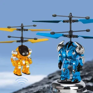 Children's Intelligent Sensor Flyer Robot Toy USB Charging Light-emitting Toy Levitation Gesture Sensor Flight Robot Toys