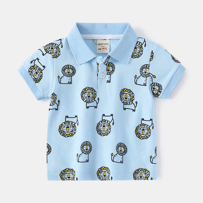 Formal Polo Shirts for Kids Polos Boy Toddler Clothes Party White Dinosaur Gentleman Shirt Summer Tops 2/4/6/7 Years 24 Formal Polo Shirts for Kids Polos Boy Toddler Clothes Party White Dinosaur Gentleman Shirt Summer Tops 2/4/6/7 Years - Image 22