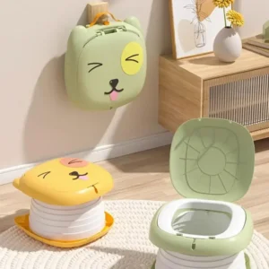 Portable Foldable Children's Potty Training Toilet for Car and Camping