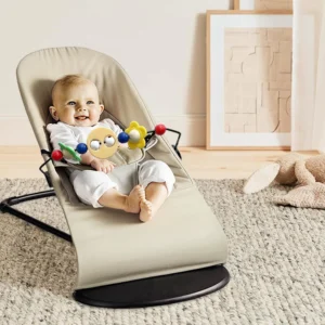 Baby Rocking Chair Portable Multifunction Swing Chair for Toddler Adjustable Baby Bouncer Seat with Toys