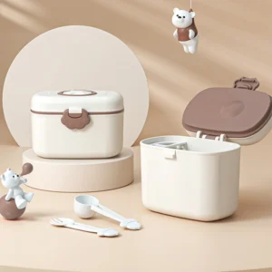 Portable Baby Formula Dispenser and Milk Powder Storage Box