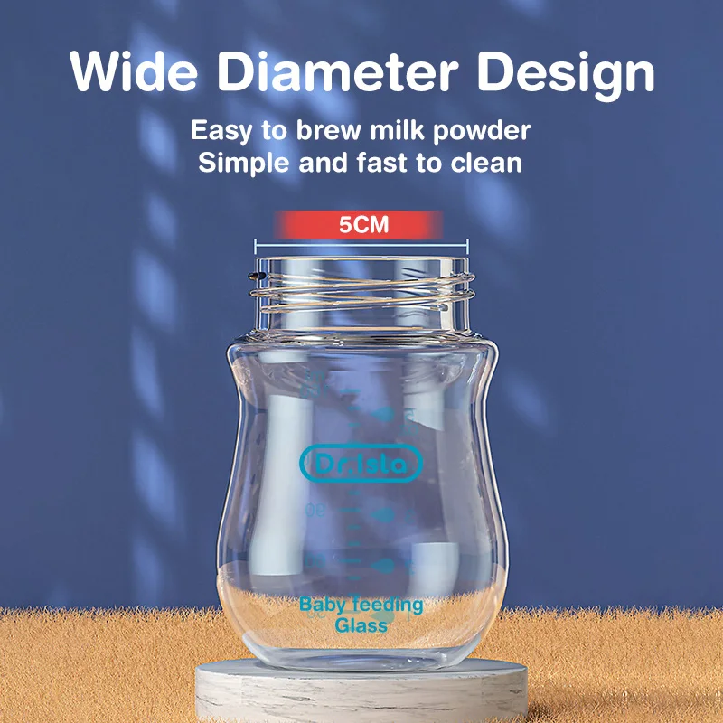 Baby Bottles Newborn Wide-caliber Nursing Glass Bottles Anti-flatulence Milk Feeding Bottles Infant 0-3 Month BPA Free 19 Baby Bottles Newborn Wide-caliber Nursing Glass Bottles Anti-flatulence Milk Feeding Bottles Infant 0-3 Month BPA Free - Image 5