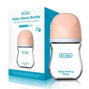 Baby Bottles Newborn Wide-caliber Nursing Glass Bottles Anti-flatulence Milk Feeding Bottles Infant 0-3 Month BPA Free