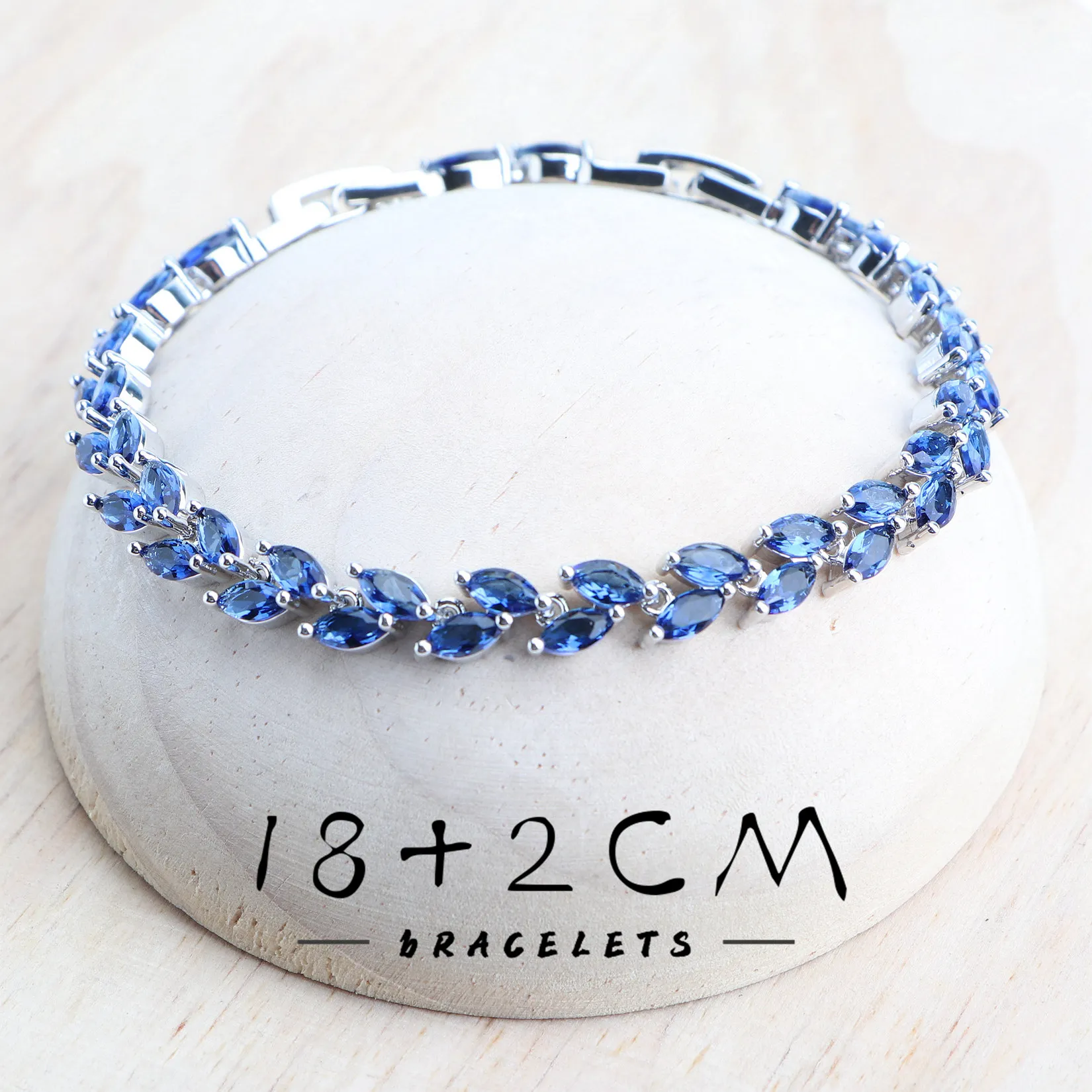 925 Silver Jewelry Sets For Women Wedding Blue Zircon Earrings Rings Charm Bracelets Pendant Necklace Bridal Jewelry Ladies Set 9 925 Silver Jewelry Sets For Women Wedding Blue Zircon Earrings Rings Charm Bracelets Pendant Necklace Bridal Jewelry Ladies Set - Image 3