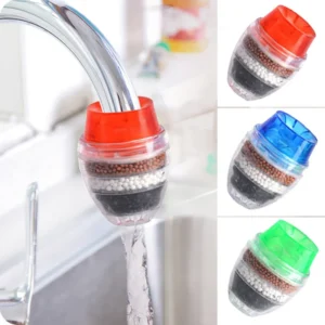 Activated Carbon Faucet Water Filter for Kitchen and Bathroom Taps