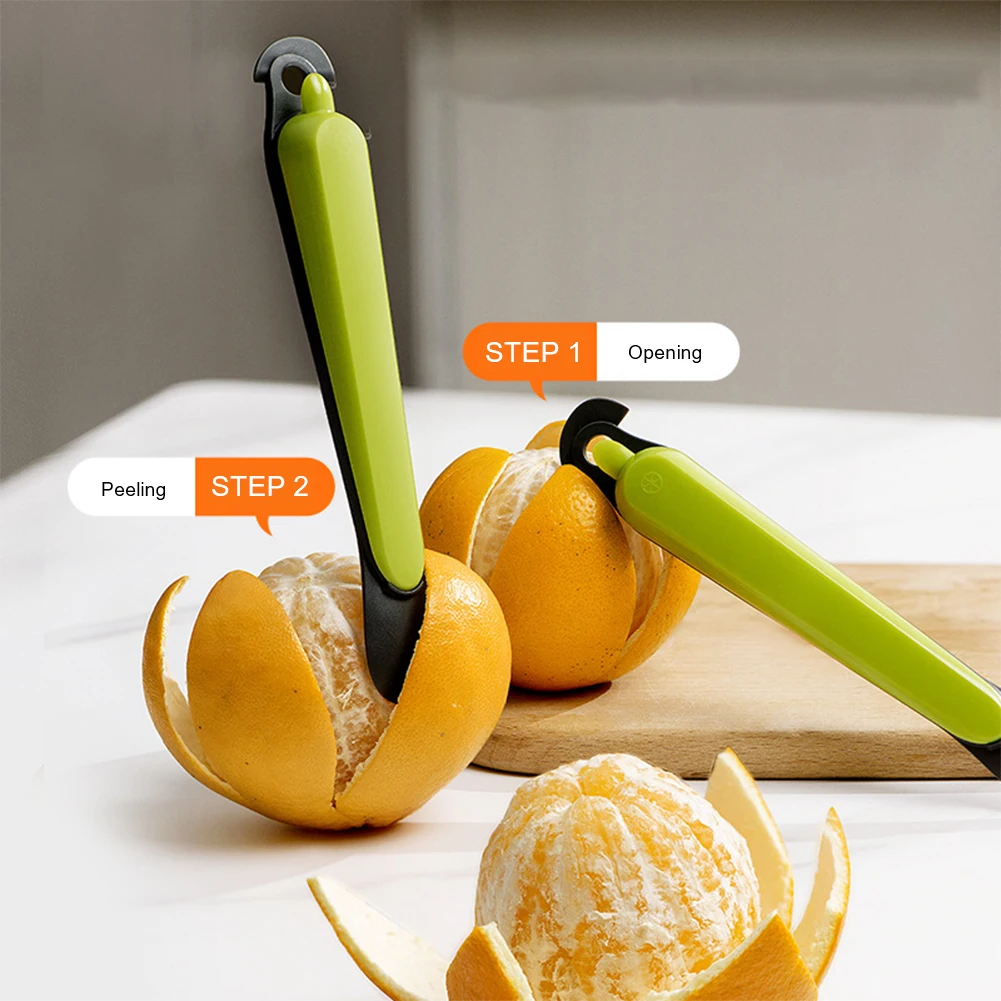 Orange Peeler Stripper Orange Device Peeling Knife Multifunctional Grapefruit Lemon Orange Cutter Kitchen Fruit Vegetable Tools 12 Orange Peeler Stripper Orange Device Peeling Knife Multifunctional Grapefruit Lemon Orange Cutter Kitchen Fruit Vegetable Tools - Image 2