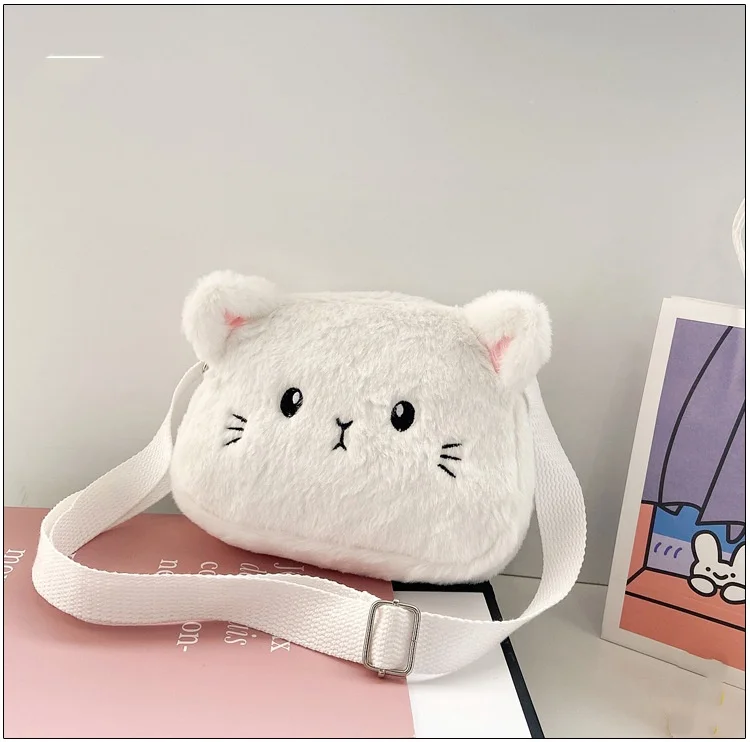1 Piece Cute Kids Bag for Girls Kawaii Cartoon Animal Cat Messenger Bag for Children Portable High Capacity Outdoor Plush Bag 29 1 Piece Cute Kids Bag for Girls Kawaii Cartoon Animal Cat Messenger Bag for Children Portable High Capacity Outdoor Plush Bag - Image 10