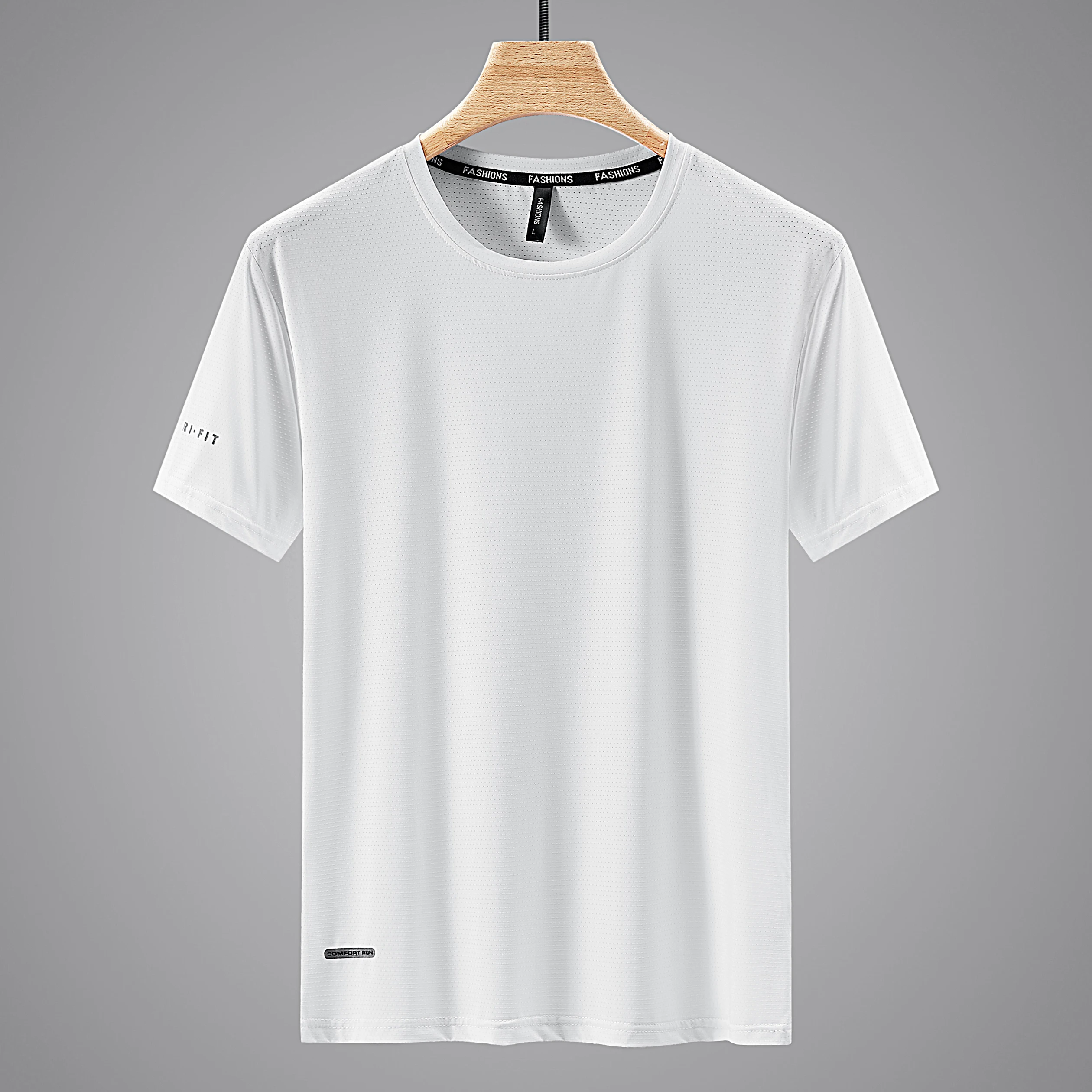 Quick Dry Sport T Shirt Men'S 2024 Short Sleeves Summer Casual White Plus OverSize 6XL 7XL 8XL 9XL Top Tees GYM Tshirt Clothes 18 Quick Dry Sport T Shirt Men'S 2024 Short Sleeves Summer Casual White Plus OverSize 6XL 7XL 8XL 9XL Top Tees GYM Tshirt Clothes - Image 2