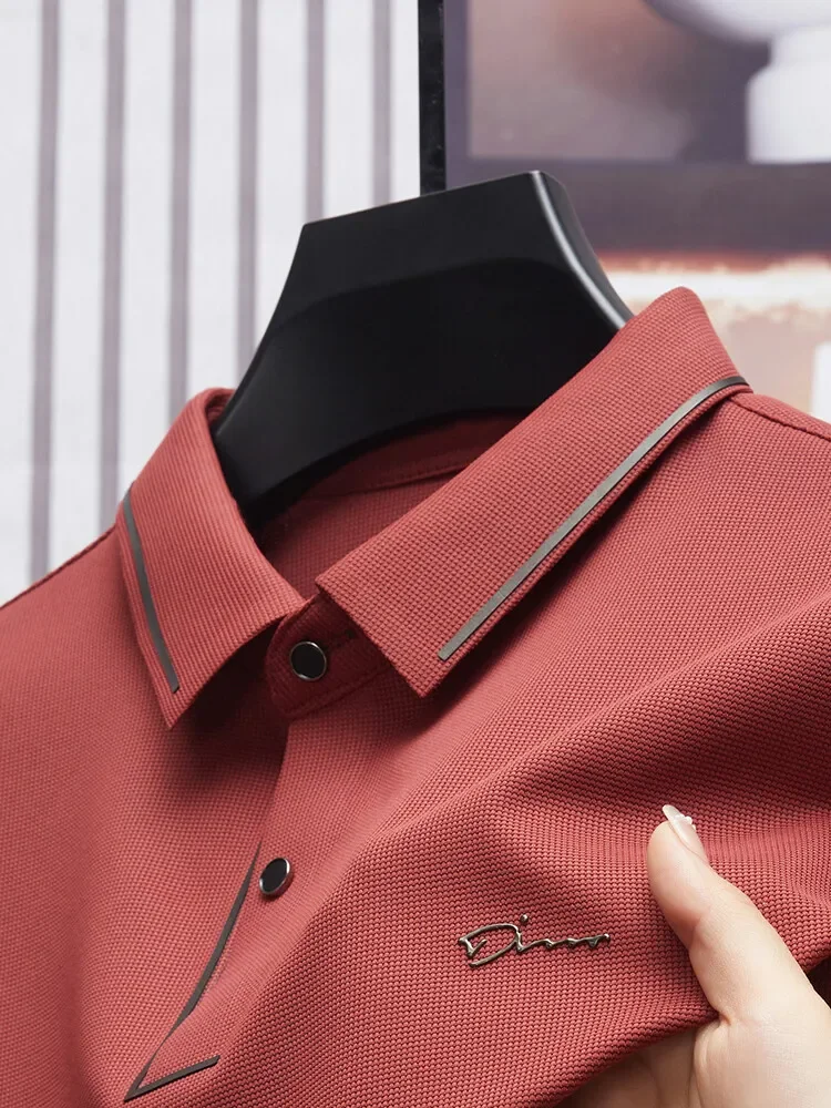 Men's Polo Shirt | Business Casual & Seamless Cool Fabric Golf Slim Fit T-shirt 25 Men's Polo Shirt | Business Casual & Seamless Cool Fabric Golf Slim Fit T-shirt - Image 9