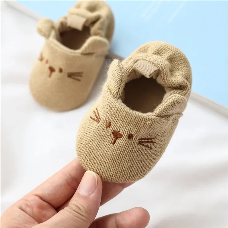 Newborn Baby Crib Shoes Boys Girls Casual First Walker Cute Animal Ear Soft Soles Anti-Slip Toddler Flat Shoes for 0-18 Months 14 Newborn Baby Crib Shoes Boys Girls Casual First Walker Cute Animal Ear Soft Soles Anti-Slip Toddler Flat Shoes for 0-18 Months - Image 3