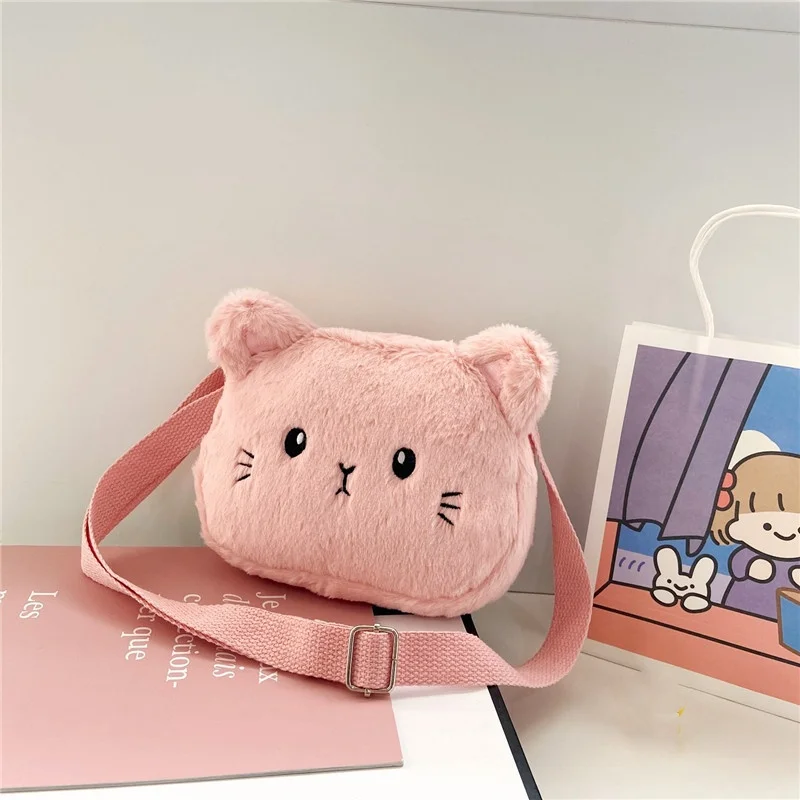1 Piece Cute Kids Bag for Girls Kawaii Cartoon Animal Cat Messenger Bag for Children Portable High Capacity Outdoor Plush Bag 26 1 Piece Cute Kids Bag for Girls Kawaii Cartoon Animal Cat Messenger Bag for Children Portable High Capacity Outdoor Plush Bag - Image 7