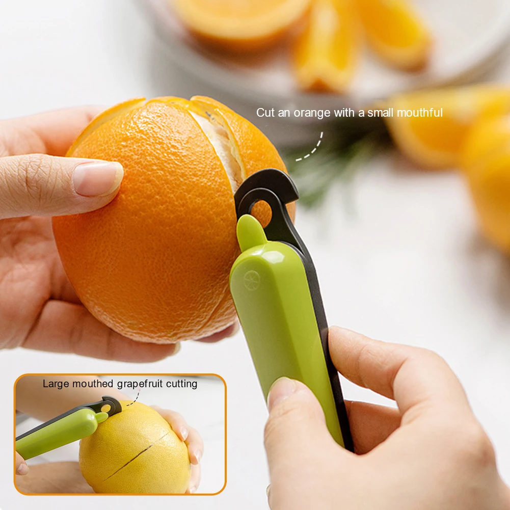 Orange Peeler Stripper Orange Device Peeling Knife Multifunctional Grapefruit Lemon Orange Cutter Kitchen Fruit Vegetable Tools 13 Orange Peeler Stripper Orange Device Peeling Knife Multifunctional Grapefruit Lemon Orange Cutter Kitchen Fruit Vegetable Tools - Image 3