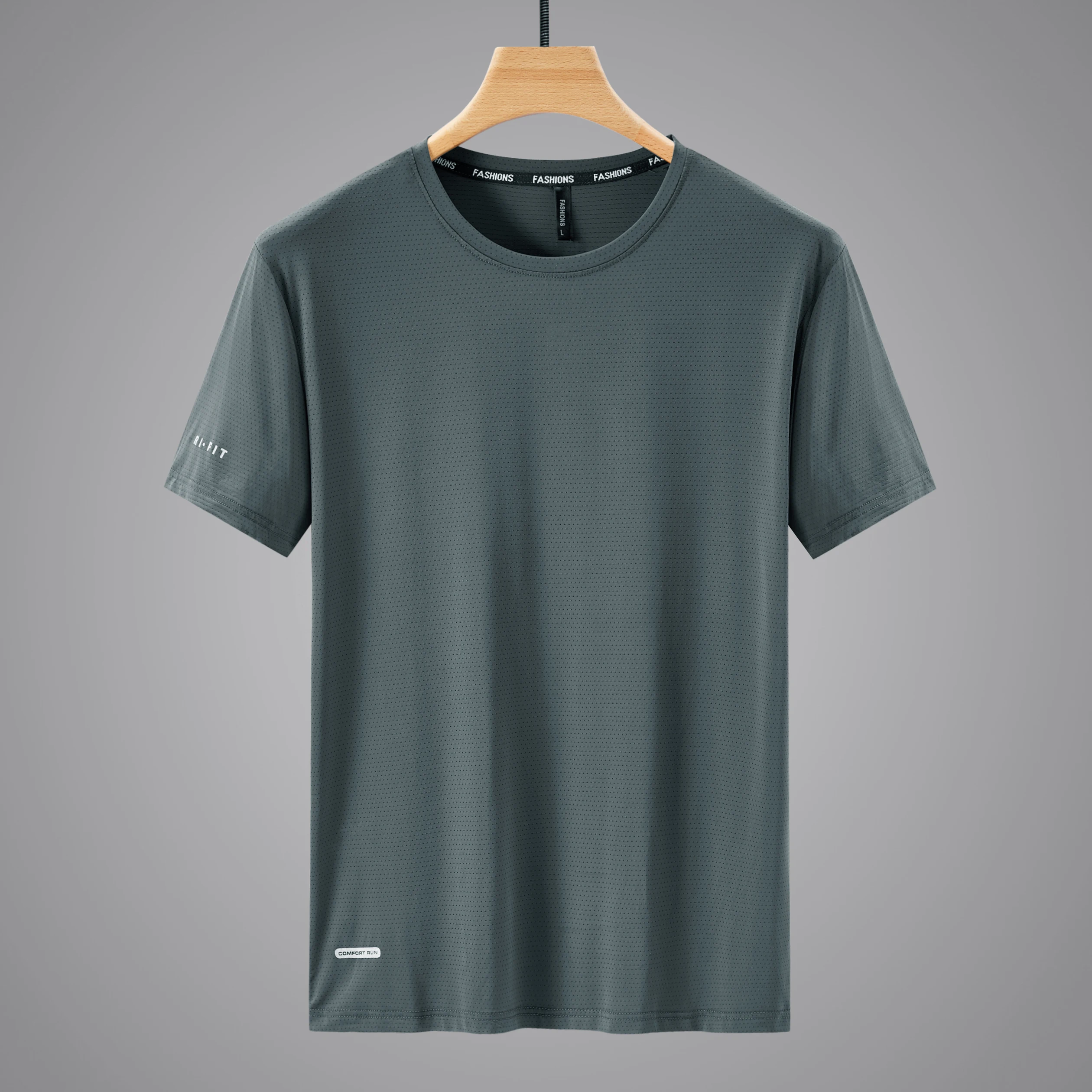 Quick Dry Sport T Shirt Men'S 2024 Short Sleeves Summer Casual White Plus OverSize 6XL 7XL 8XL 9XL Top Tees GYM Tshirt Clothes 19 Quick Dry Sport T Shirt Men'S 2024 Short Sleeves Summer Casual White Plus OverSize 6XL 7XL 8XL 9XL Top Tees GYM Tshirt Clothes - Image 3