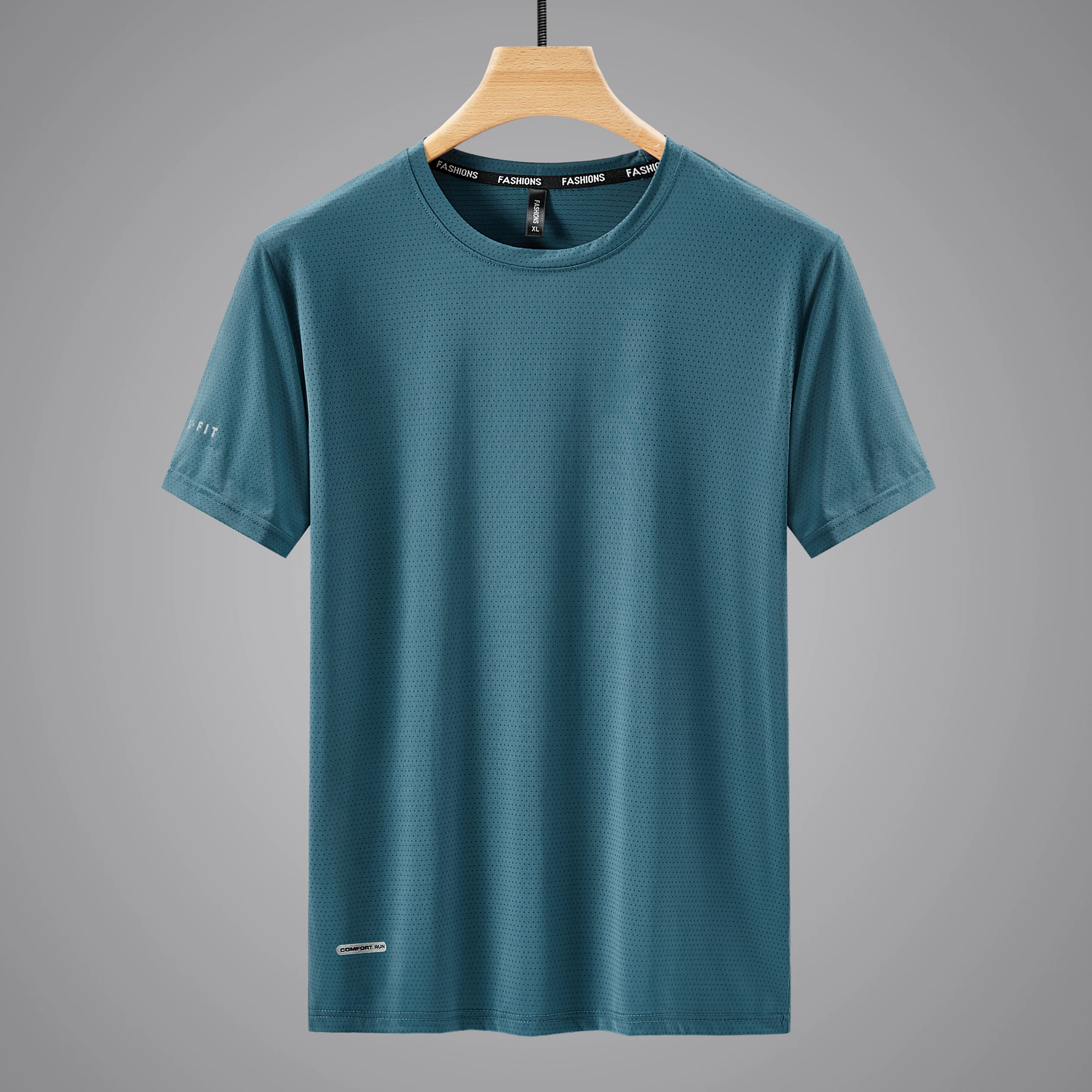 Quick Dry Sport T Shirt Men'S 2024 Short Sleeves Summer Casual White Plus OverSize 6XL 7XL 8XL 9XL Top Tees GYM Tshirt Clothes 21 Quick Dry Sport T Shirt Men'S 2024 Short Sleeves Summer Casual White Plus OverSize 6XL 7XL 8XL 9XL Top Tees GYM Tshirt Clothes - Image 5