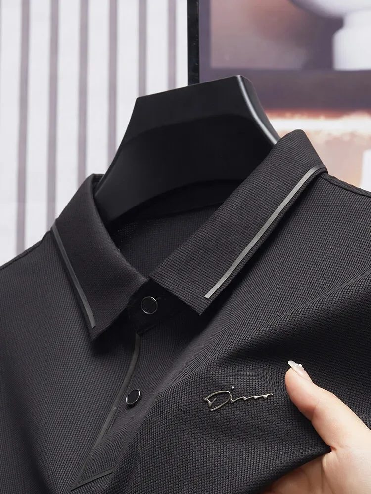 Men's Polo Shirt | Business Casual & Seamless Cool Fabric Golf Slim Fit T-shirt 27 Men's Polo Shirt | Business Casual & Seamless Cool Fabric Golf Slim Fit T-shirt - Image 11