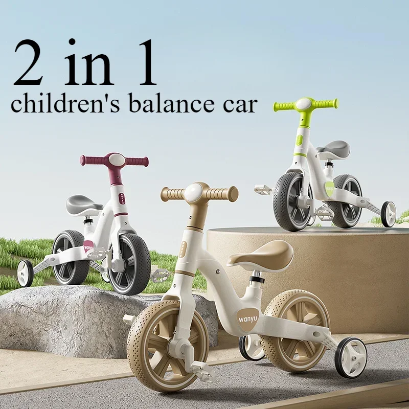 2-in-1 Kids Convertible Balance Bike & Tricycle with Removable Pedals 8 2-in-1 Kids Convertible Balance Bike & Tricycle with Removable Pedals