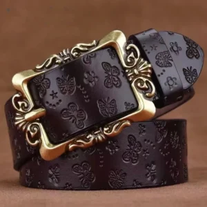 Women's belts Genuine Leather Cowhide Belt Women's Wide Retro Fashion Korean Versatile Decorative Jeans Belt for women