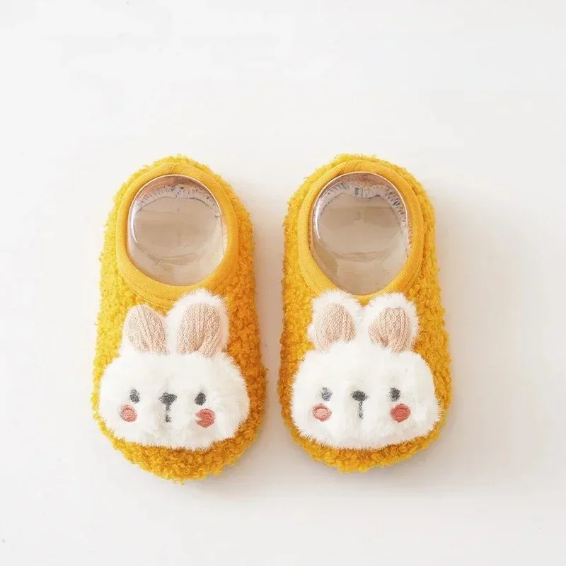 Cartoon Rabbit Baby Floor Socks Kids Plush Slippers Toddler Warm Shoes Children Soft Non-slip Prewalkers Indoor Home Slippers 18 Cartoon Rabbit Baby Floor Socks Kids Plush Slippers Toddler Warm Shoes Children Soft Non-slip Prewalkers Indoor Home Slippers - Image 7