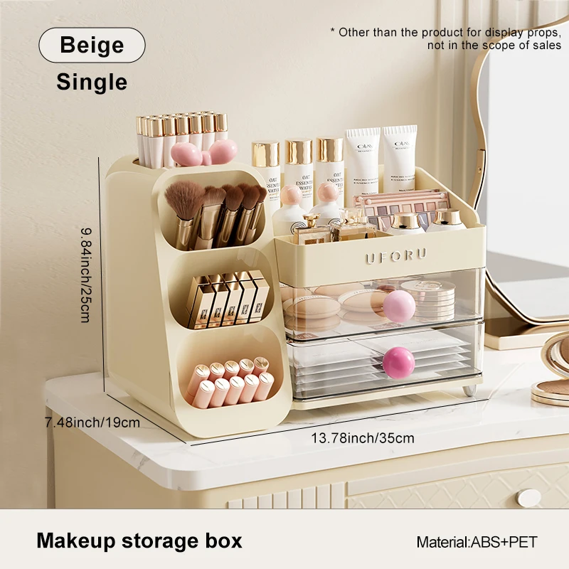 Large Capacity Cosmetics Storage Box & Multifunctional Desktop Organizer 21 Large Capacity Cosmetics Storage Box & Multifunctional Desktop Organizer - Image 7