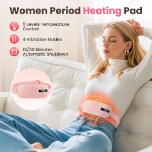 Portable Electric Heating Waist Belt for Menstrual Comfort — Women Period Care Pad